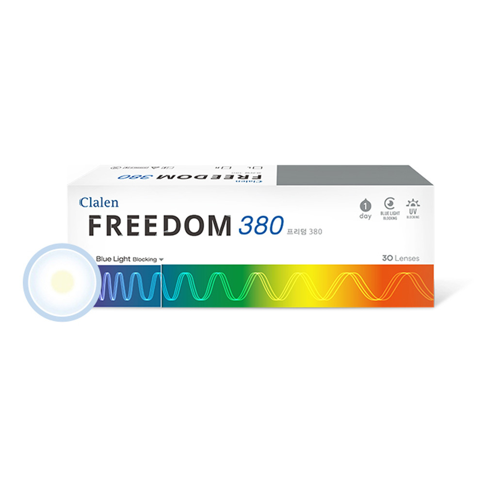 Clalen Freedom 380 1 Day 透明 日拋 隱形眼鏡 30片