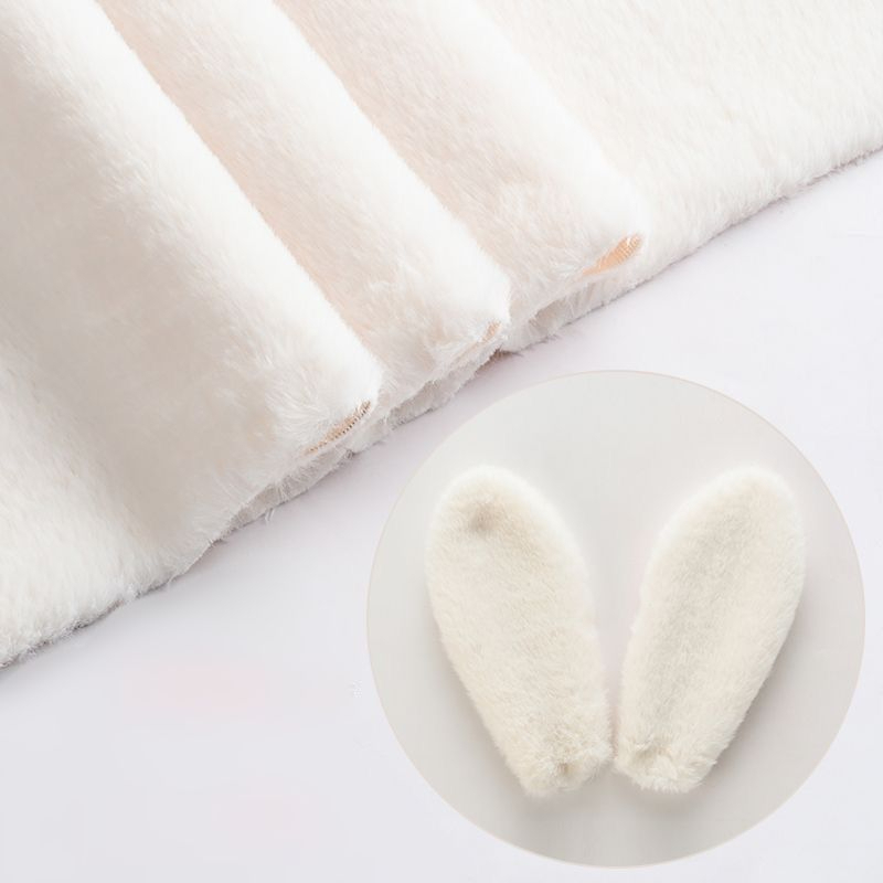 【台灣現貨速發】毛絨毛絨布 兔耳朵 羊羔毛布 包裝布 包裝材料 兔子花束材料