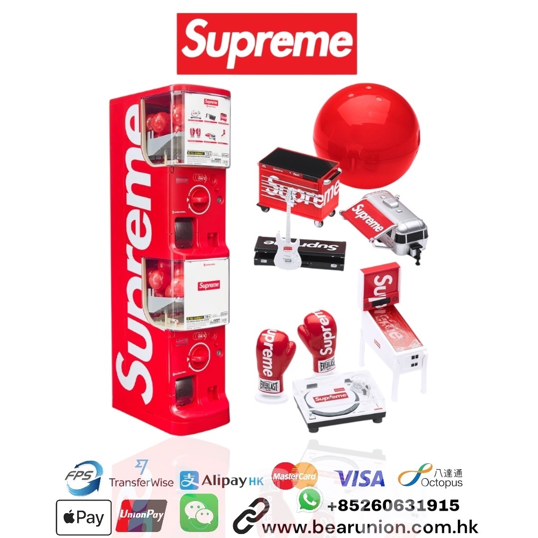 🥇In Stock🥇Supreme x Bandai Gashapon 扭蛋 Set of 6