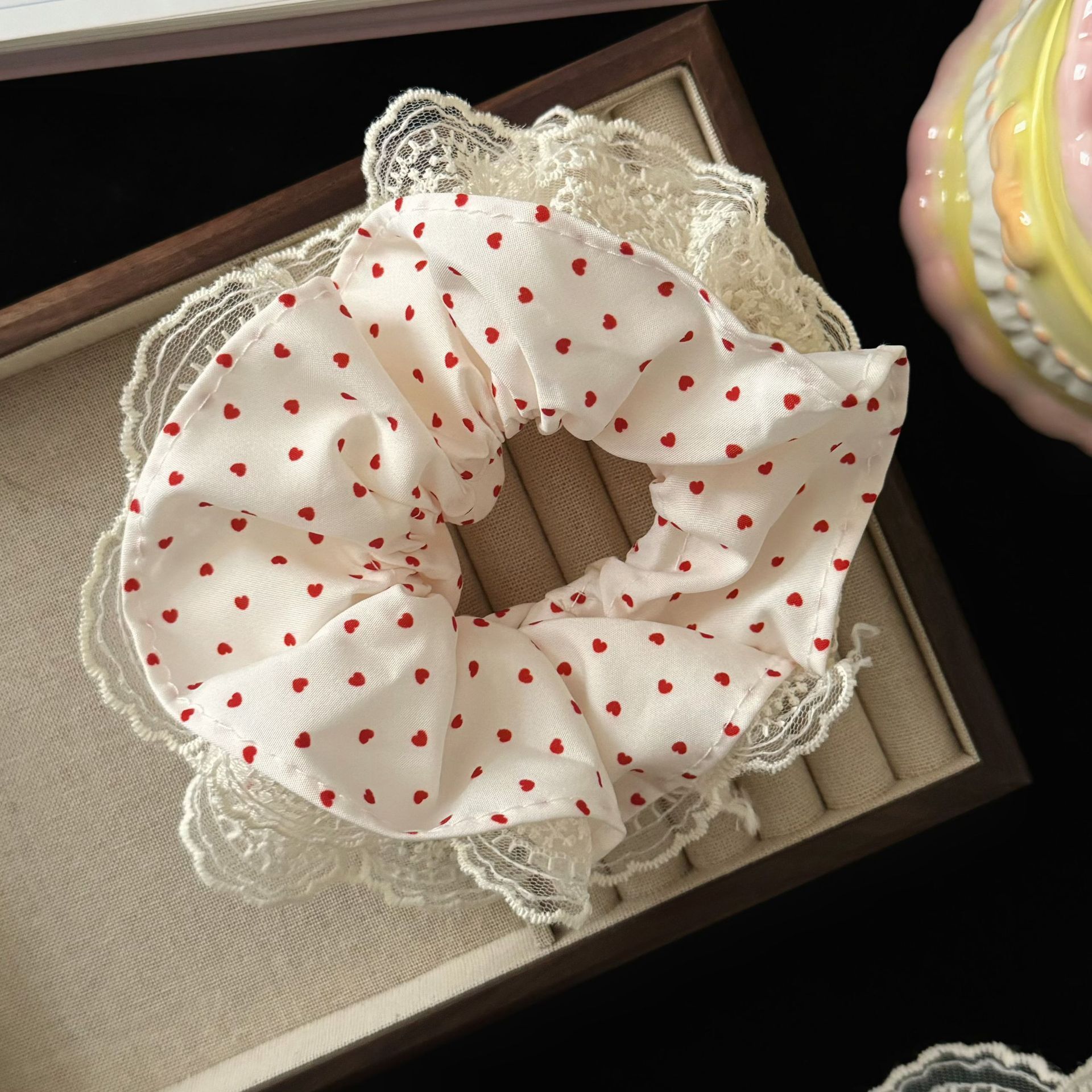 [3 FOR RM10] Sweet Red & Pink Scarf Bow Scrunchies