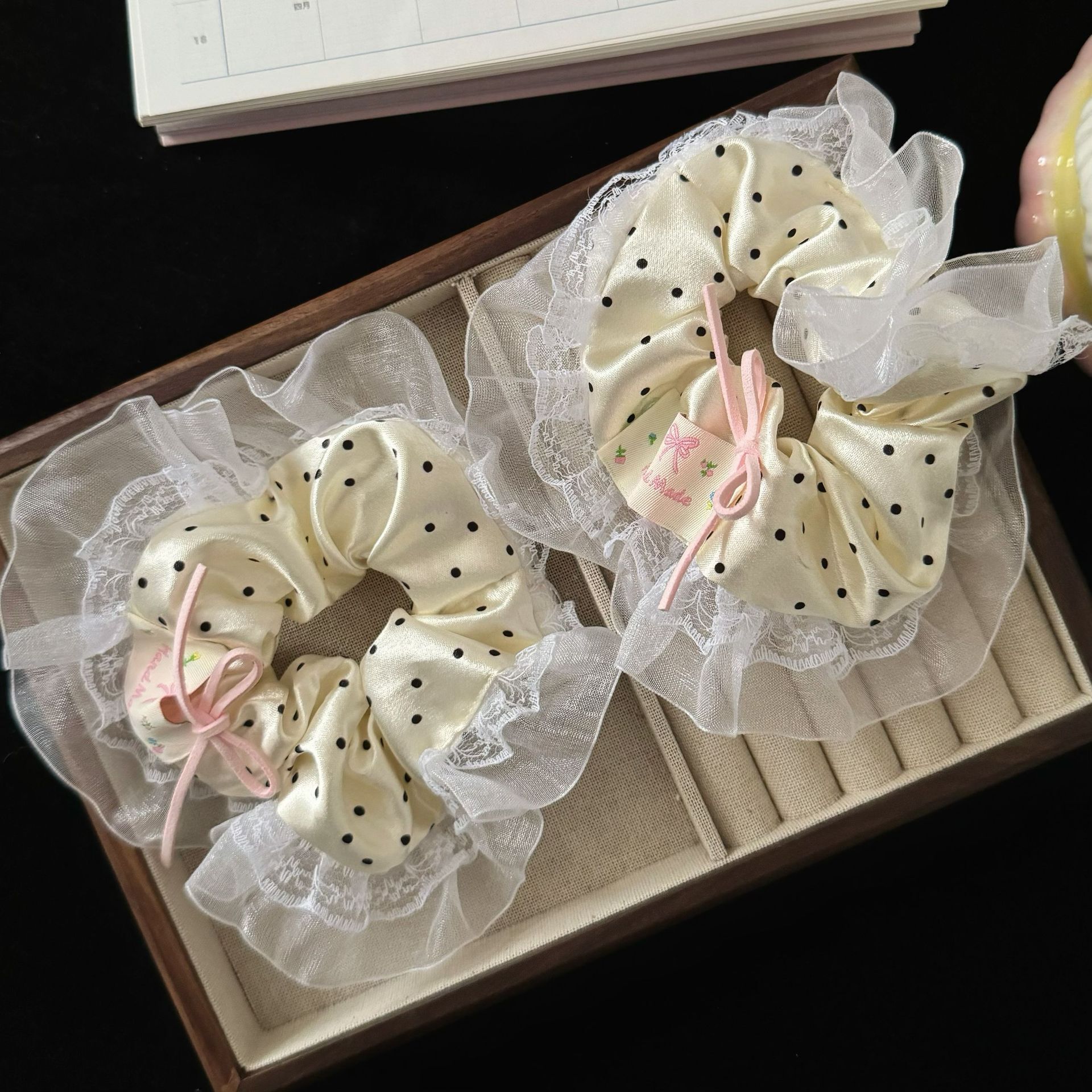 [3 FOR RM10] Summer Lace Trim Scrunchies