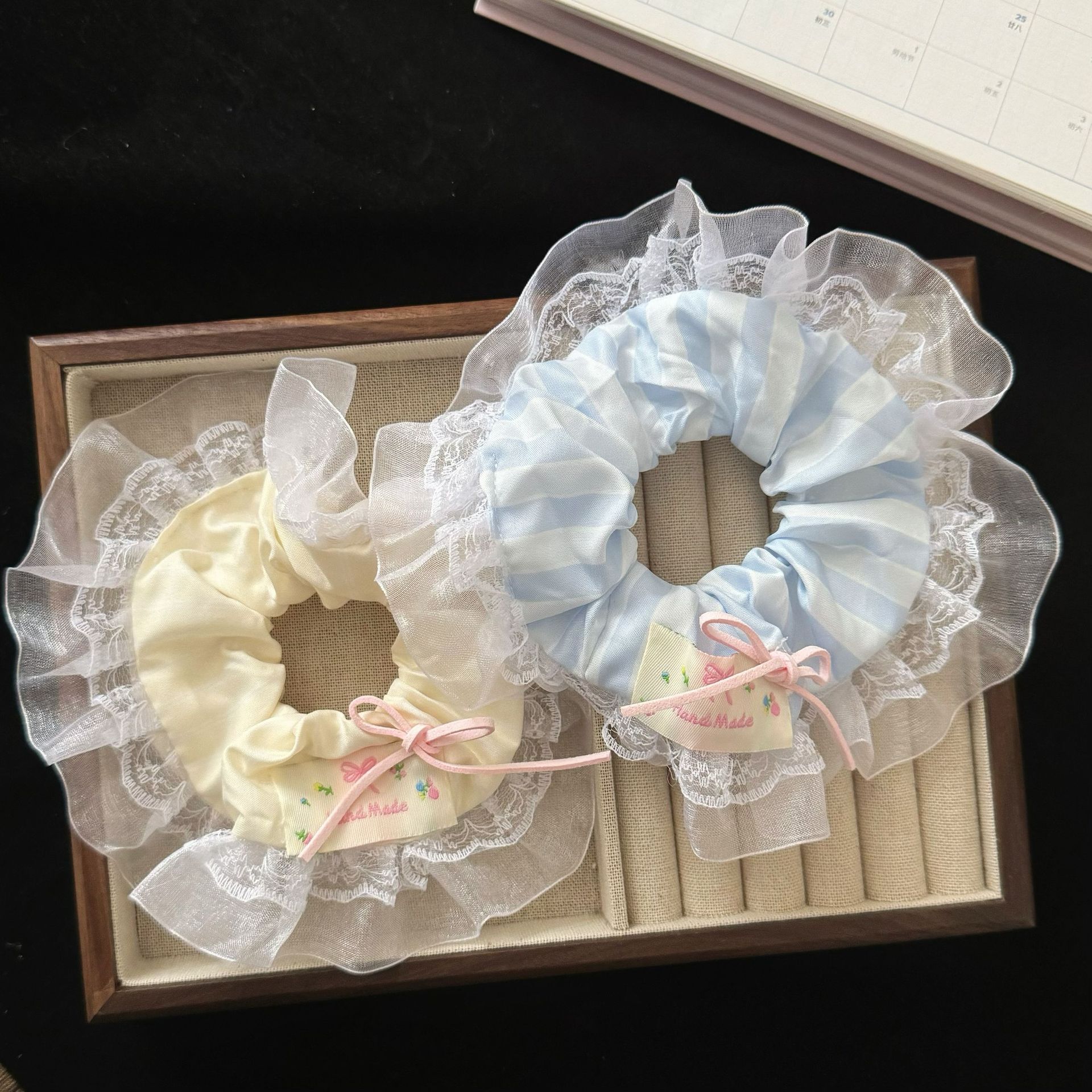 [3 FOR RM10] Summer Lace Trim Scrunchies