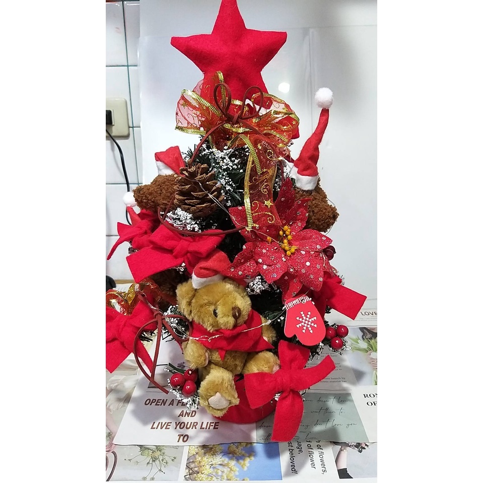 【台灣現貨速發】玩偶聖誕樹材料包 聖誕節 聖誕樹