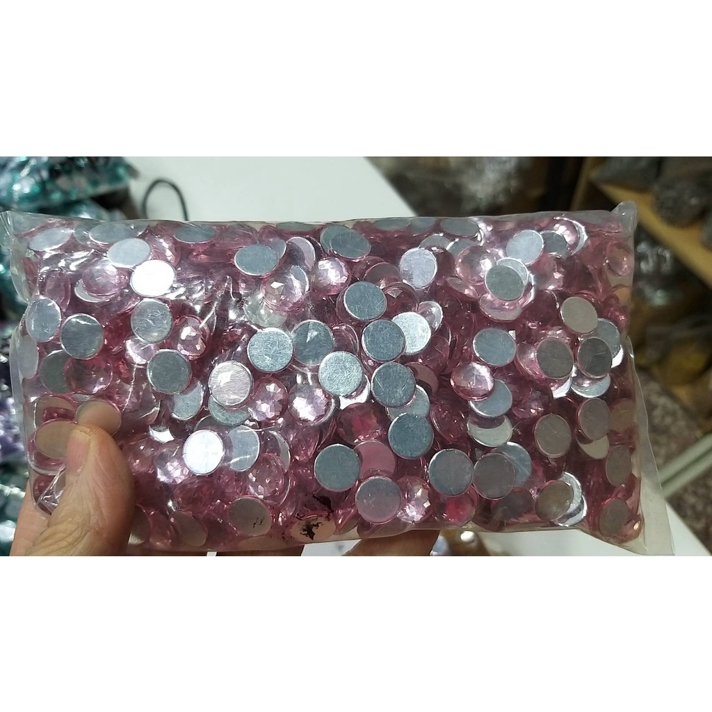 【台灣現貨速發】批發1包1000顆200元起~10mm(圓)型壓克力半面鑚片