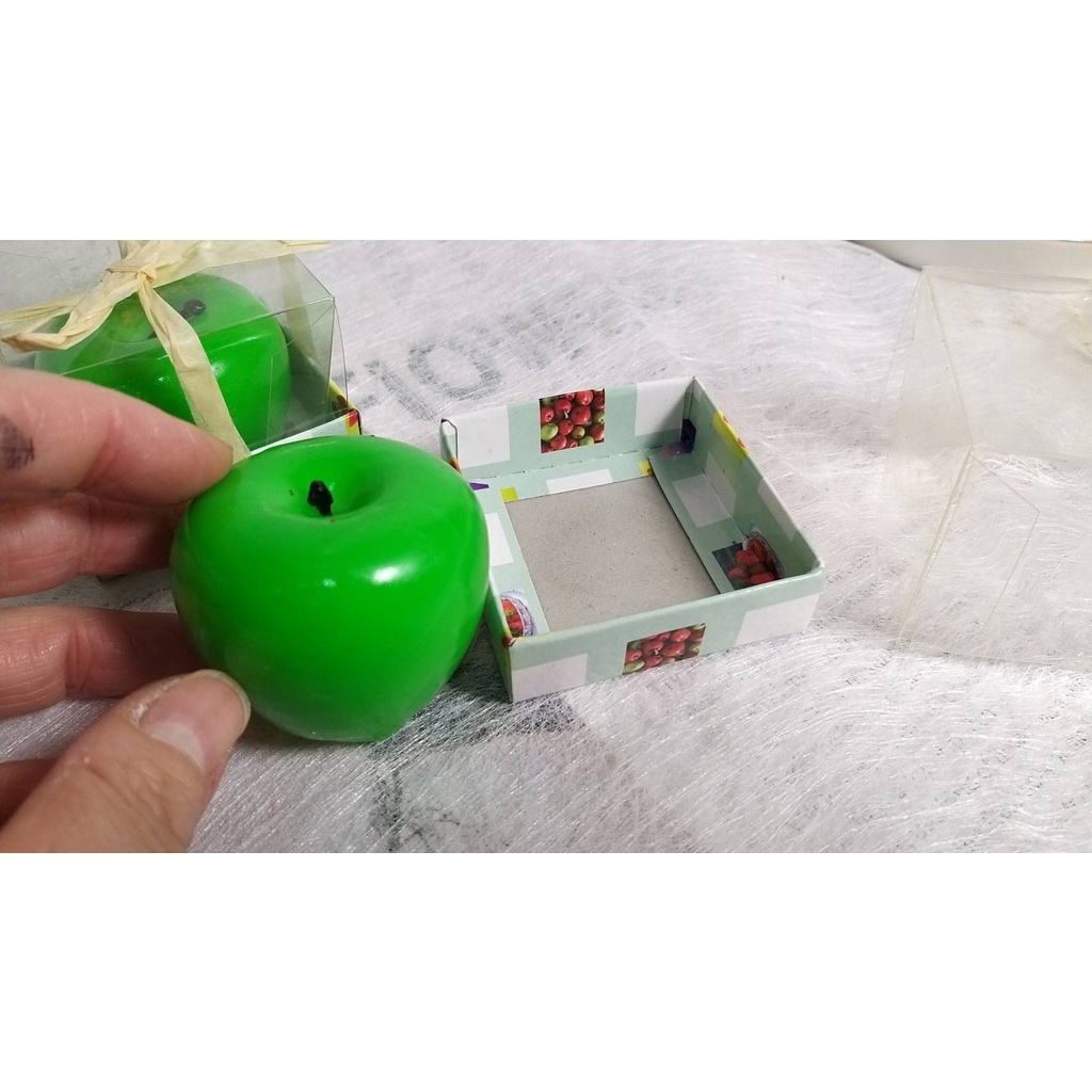 【台灣現貨速發】出清庫存---10元-綠蘋果蠟燭