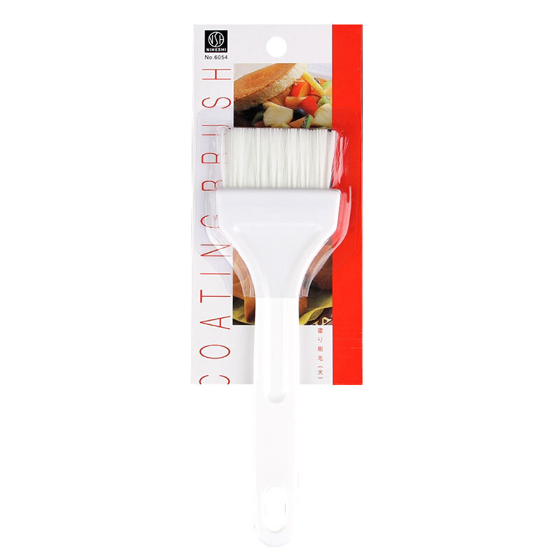 日式料理燒烤抹油刷(白色手柄-細毛款)