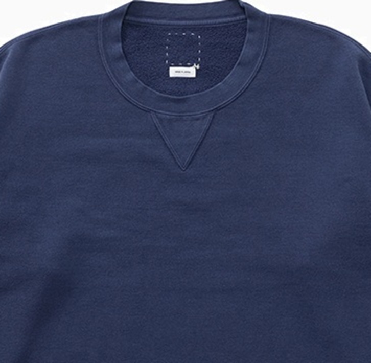 9/8 RE-STOCK: VISVIM 2025 JUMBO SB SWEAT L/S DMGD - NAVY PRE ORDER ITEM (預訂中)