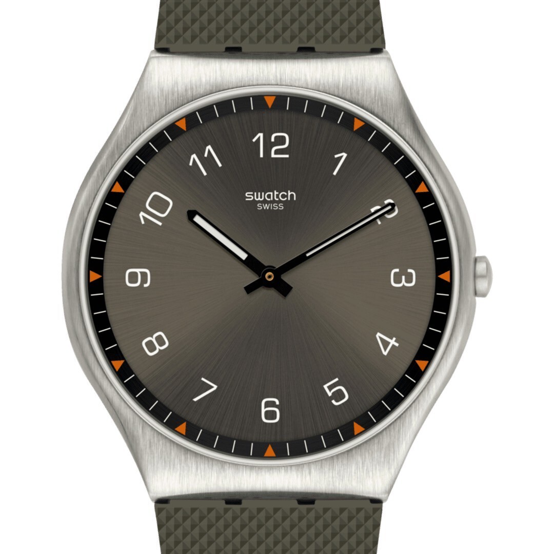 【Swatch】SKINEARTH SS07S103 42mm 現代鐘錶