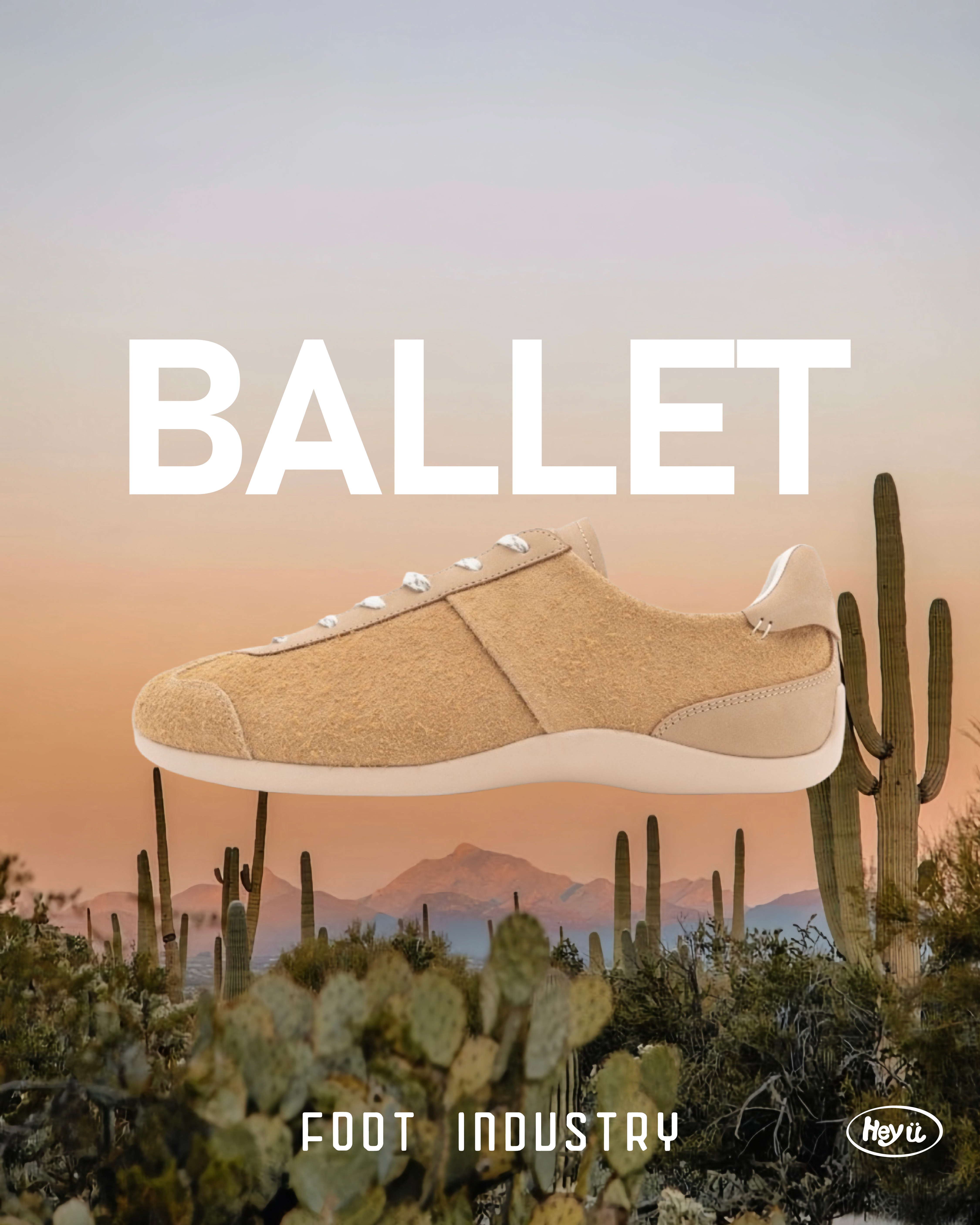 FOOT INDUSTRY 芭蕾舞 德訓鞋 翻毛牛皮