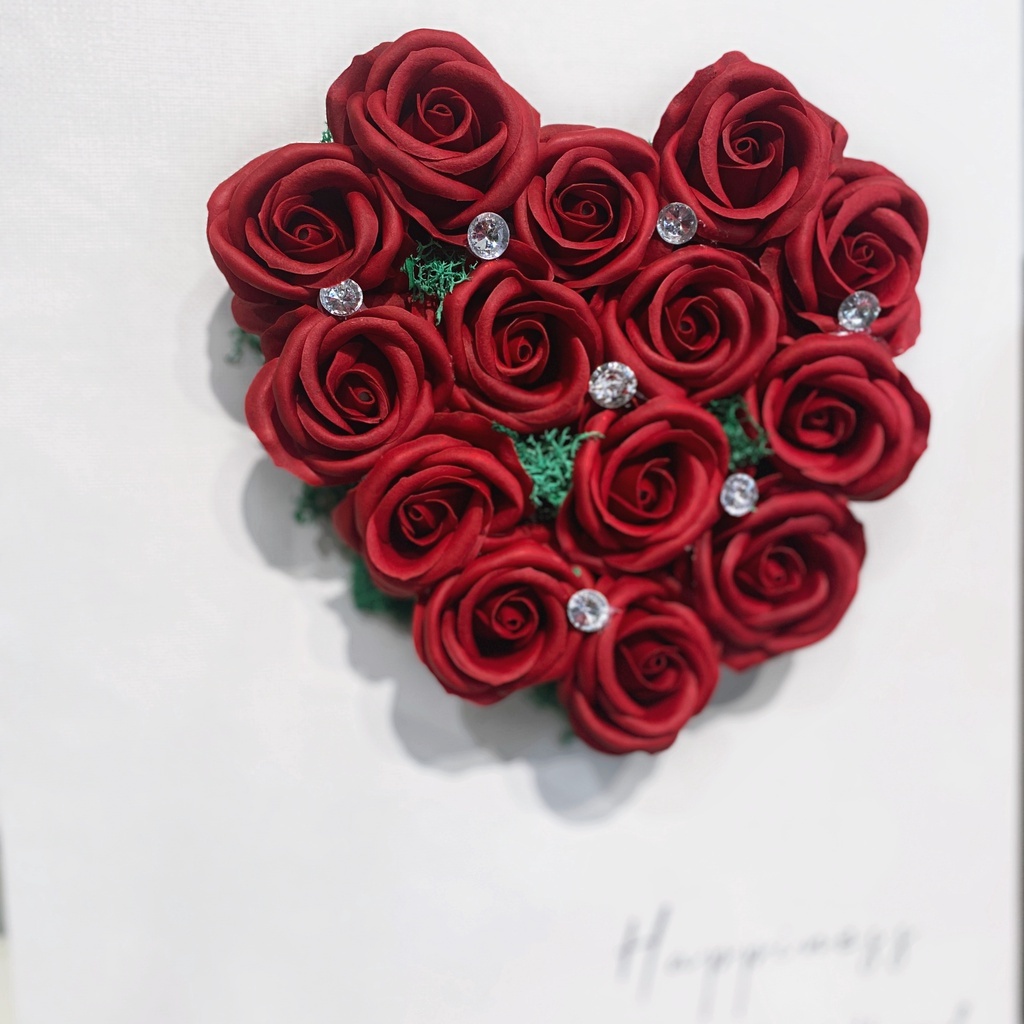 【台灣現貨速發】ＤＩＹ材料包【告白花板】🌟免費教學影片 愛心畫板 簽名板 誓言版