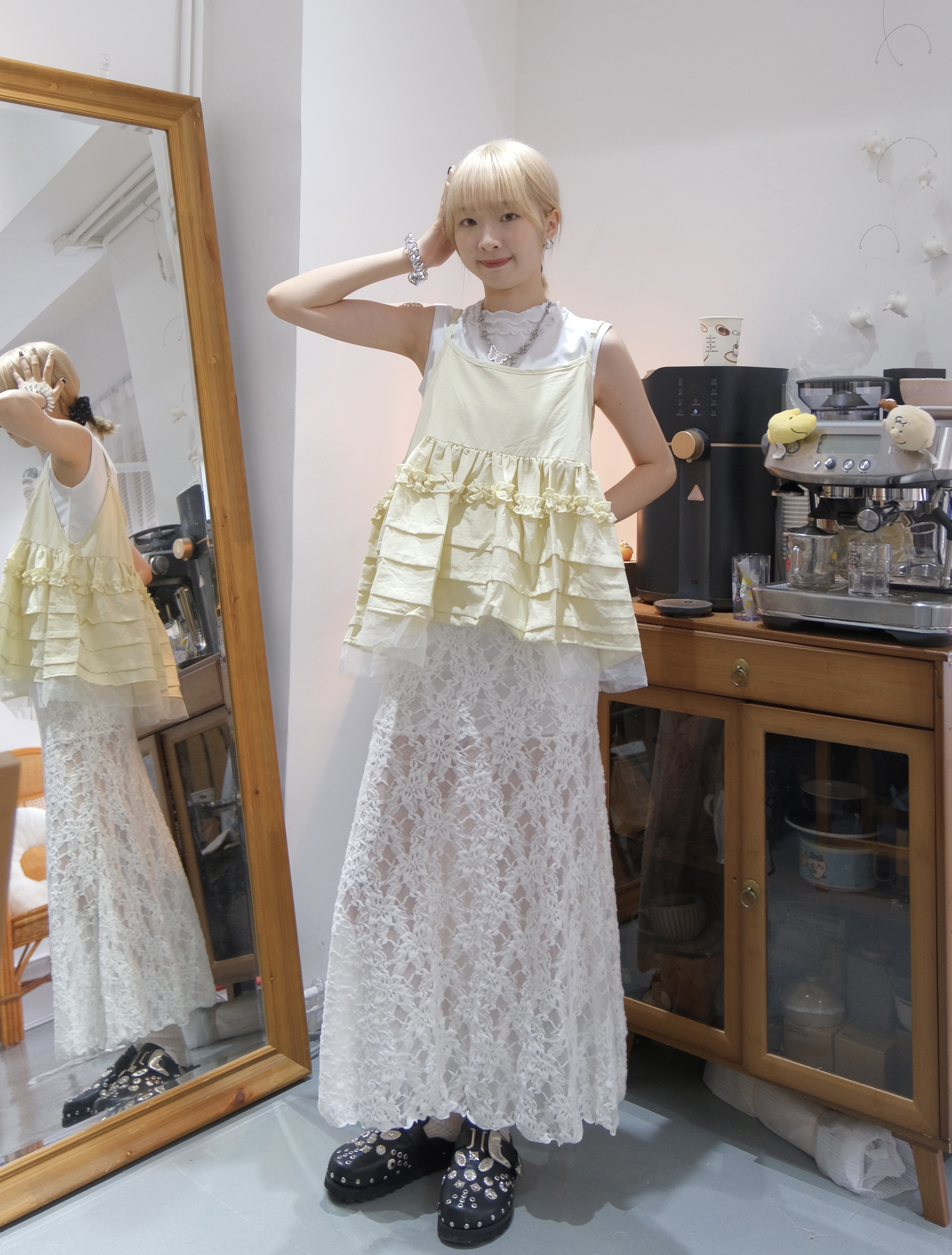 麻質RUFFLE層層外撘