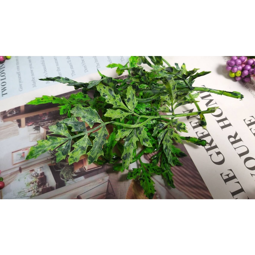 【台灣現貨速發】人造植物斑點葉片*一包6片30元*************