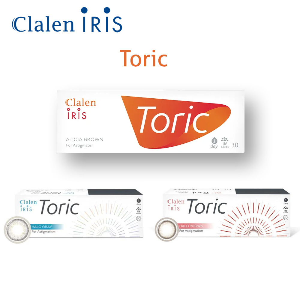 Clalen Iris Toric 散光 1 Day 美瞳 日拋 彩色 隱形眼鏡 30片