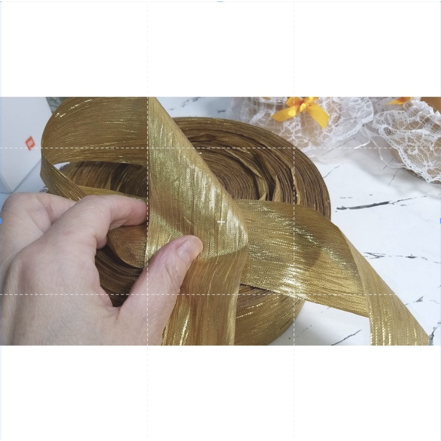 【台灣現貨速發】5公分皺皺緞帶 包裝緞帶【零碼商品】