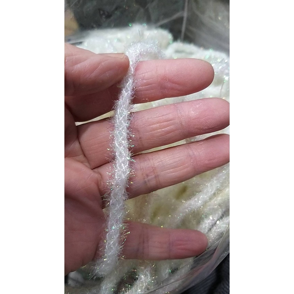 【台灣現貨速發】亮蔥絲毛線帶 緞帶  0.5公分寬｜一尺1元 一捲50尺