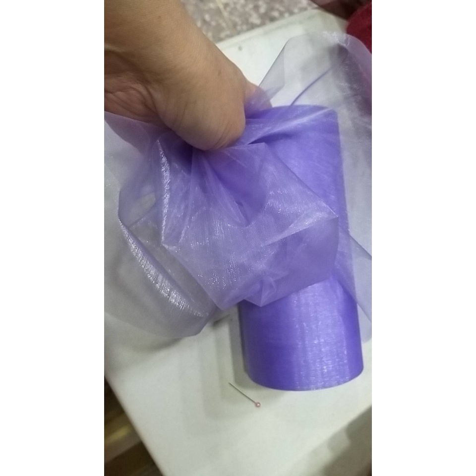 【台灣現貨速發】18公分＆30公分珍珠紗｜做剪綵彩球 花束 手工材料 珍珠紗 網紗