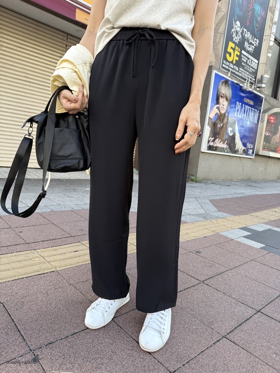 正韓挺版super顯瘦綁帶紗質褲