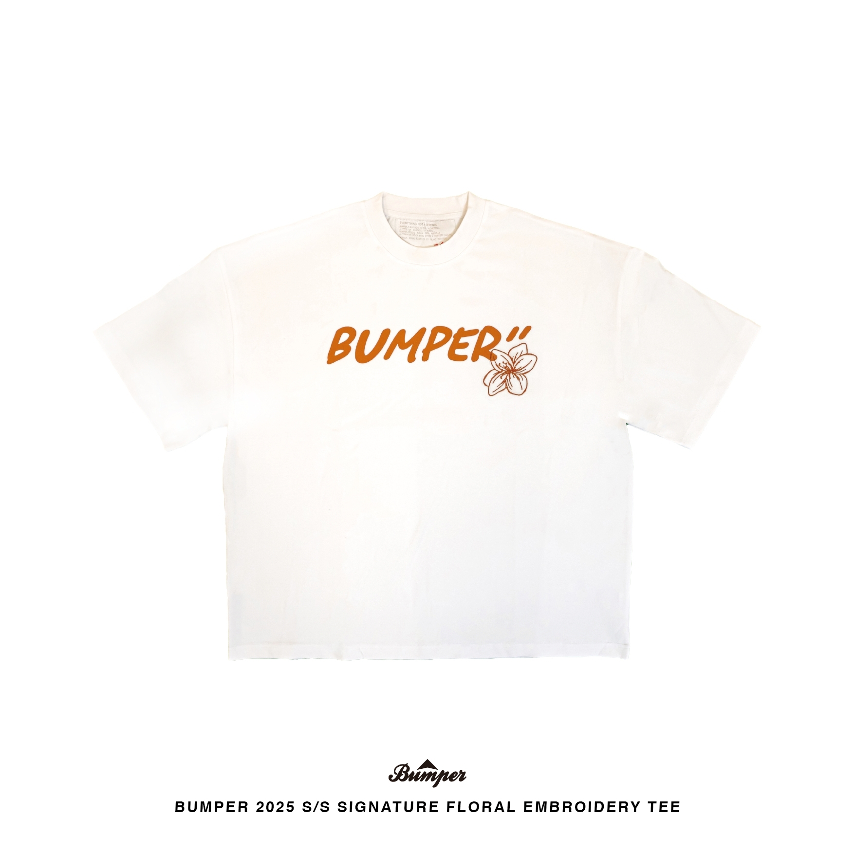 BUMPER 電繡花LOGO TEE