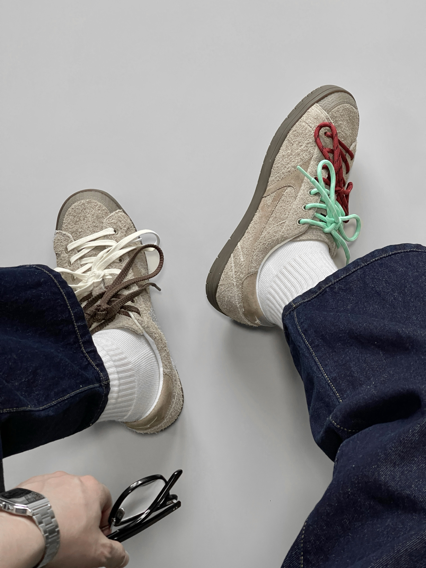 代購-Mizuno CT CLUB 麂皮復古 撞色 薄底 板鞋 栗絨咖 男女同款