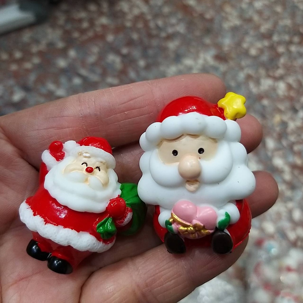 【台灣現貨速發】聖誕老公公｜聖誕節  公仔 玩偶 多肉植物 盆栽小玩偶 微景觀擺件 造景裝飾公仔
