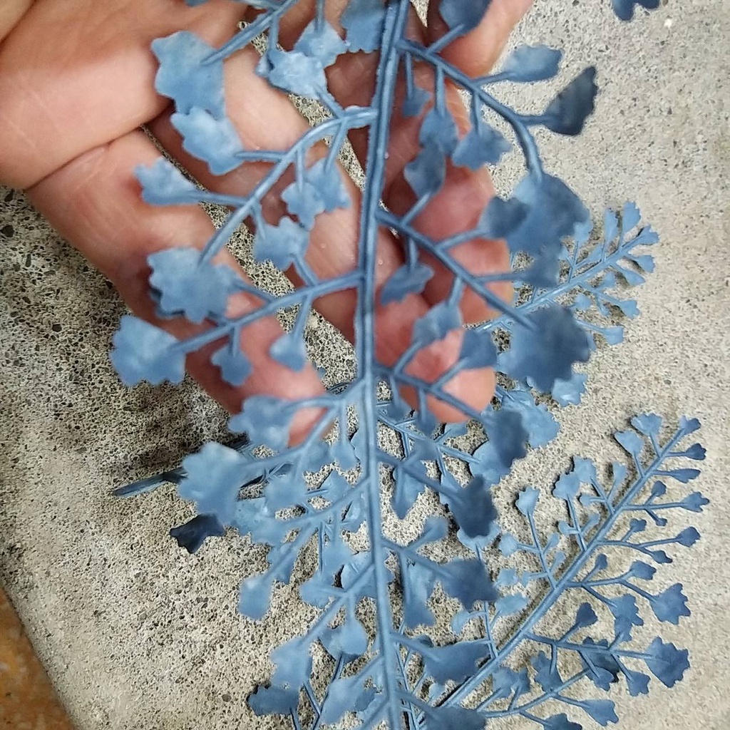 【台灣現貨速發】莫蘭迪藍色調蕨葉 芹菜葉 柳葉 楊樹葉 鹿角葉 仙人指 魚尾葉｜仿真 人造花 人造仿真植物 創意仿真植物