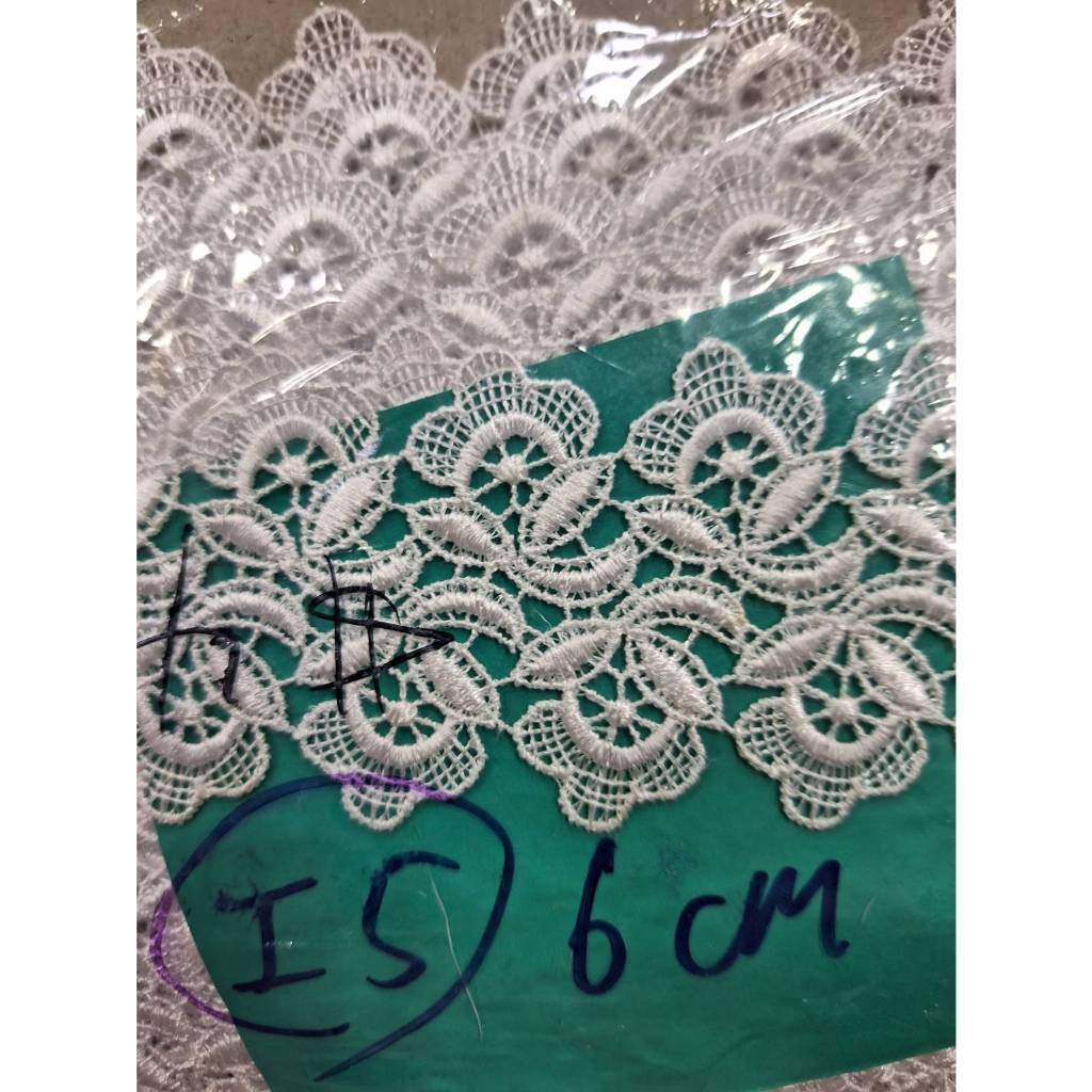 【台灣現貨速發】庫存出清''特價4元起**平面刺繡厚蕾絲 緞帶 2.5-6公分