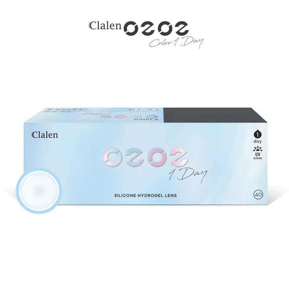 Clalen O2O2 1 Day 透明 日拋 隱形眼鏡 40片