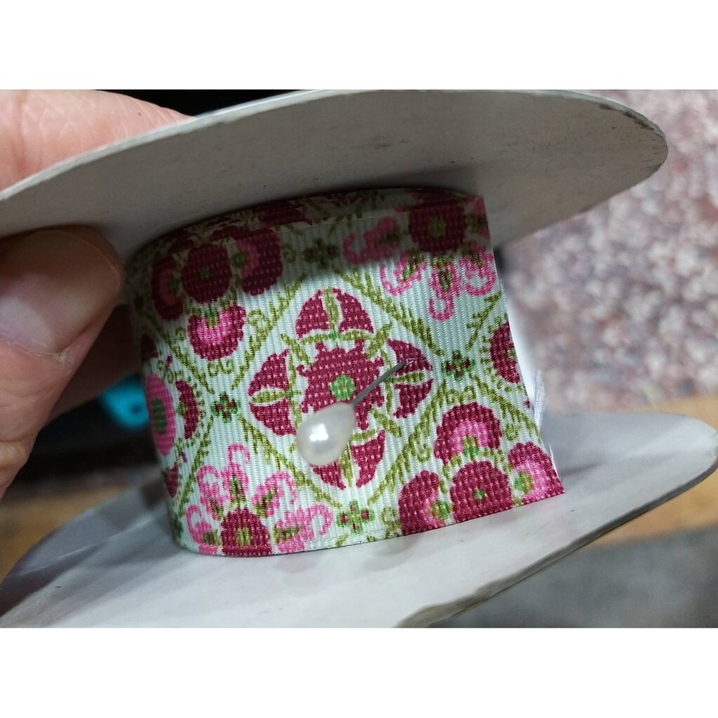 【台灣現貨速發】4公分花樣羅紋带 羅紋緞帶 緞帶 花紋緞帶 | 一份10尺30元