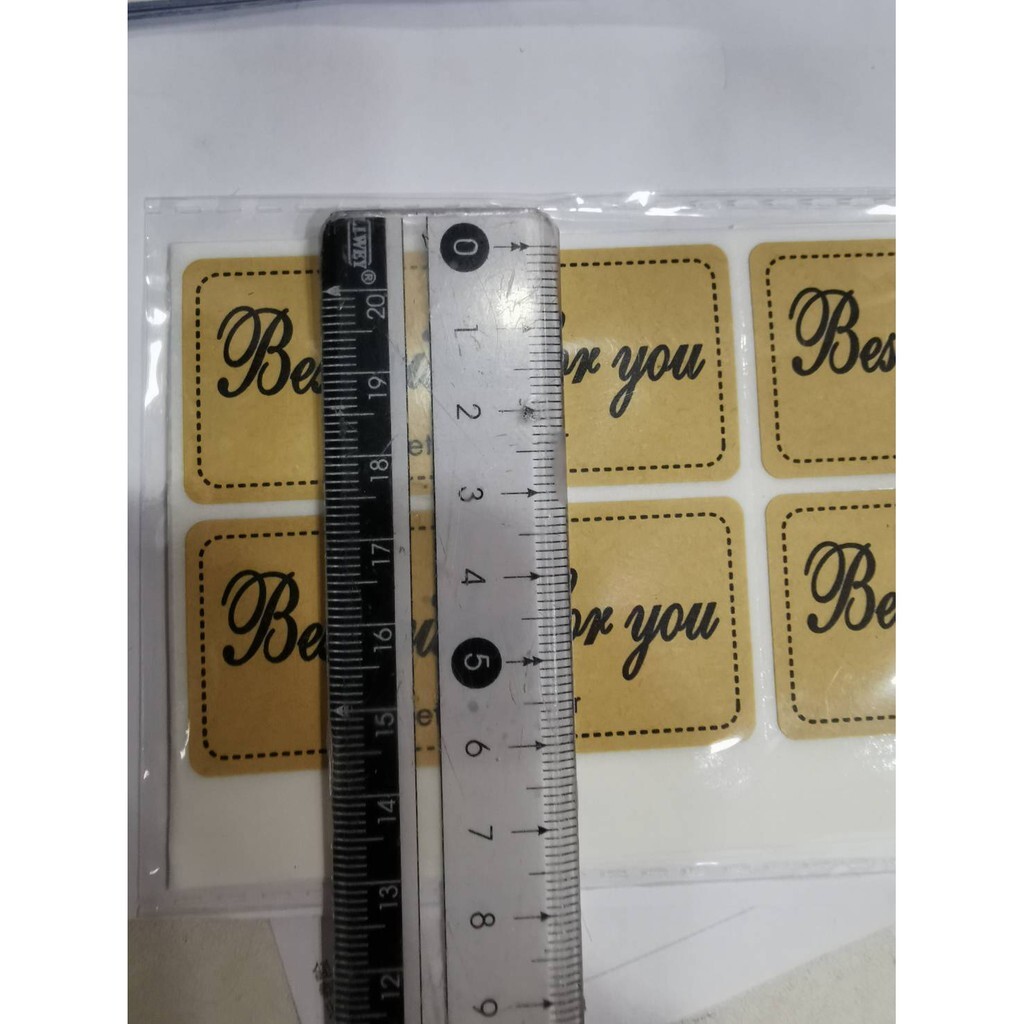 【台灣現貨速發】長條牛皮紙 大貼紙｜一包20枚20元｜韓風乾花 花束貼紙