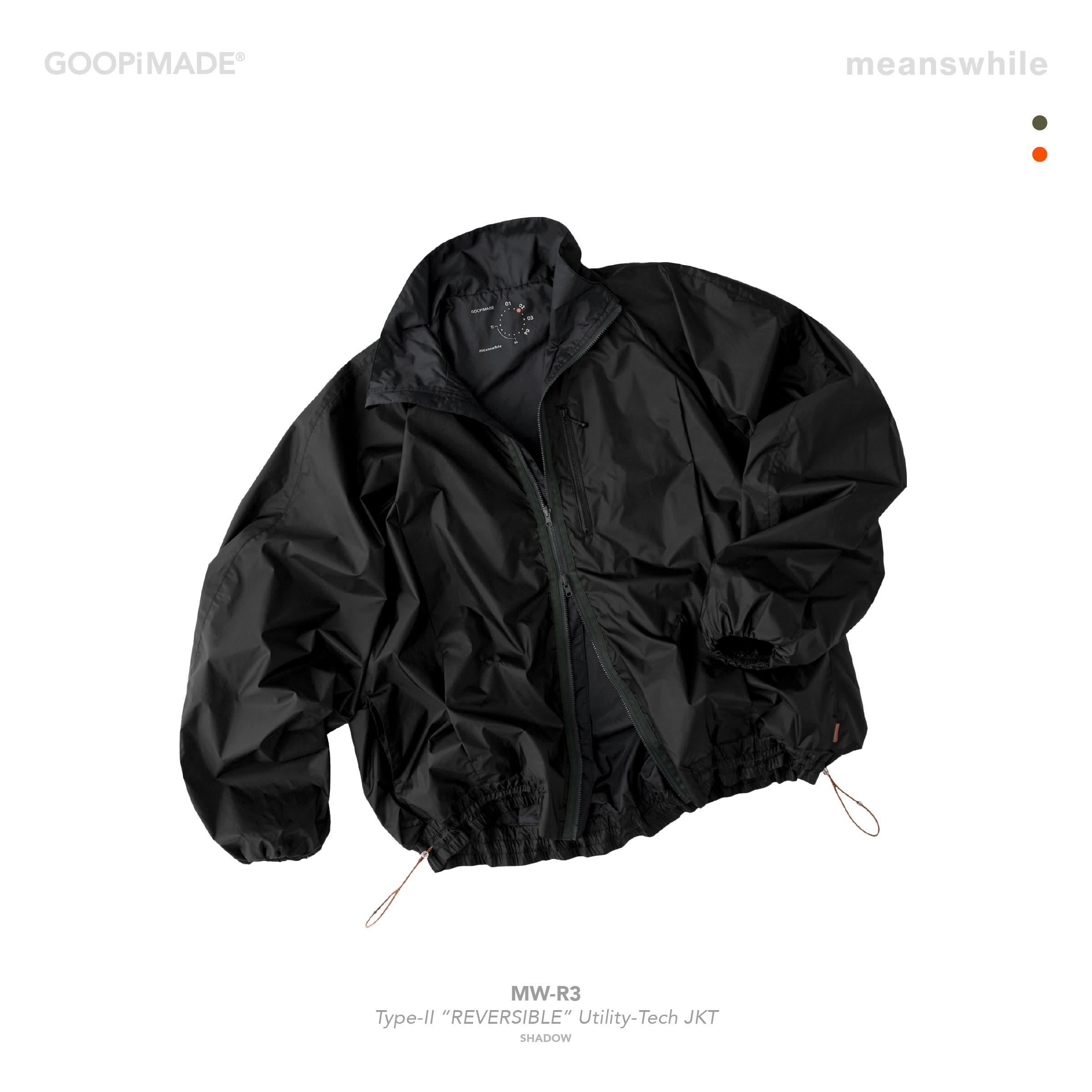 MW-R3” Type-II “REVERSIBLE” Utility-Tech JKT - Shadow