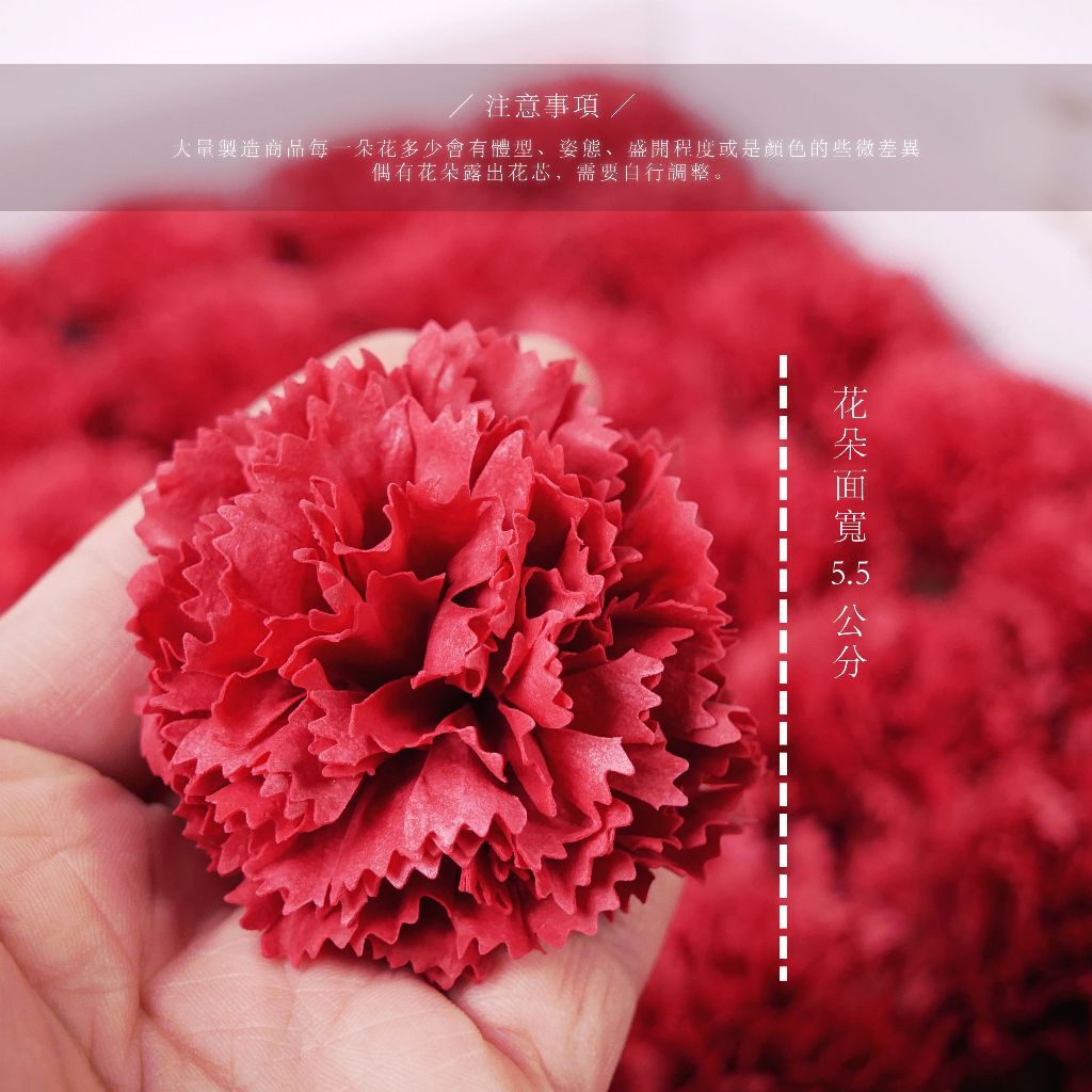 【台灣現貨速發】康乃馨香皂花 單花頭｜零售五朵 1朵8元｜康乃馨  母親節 小香風