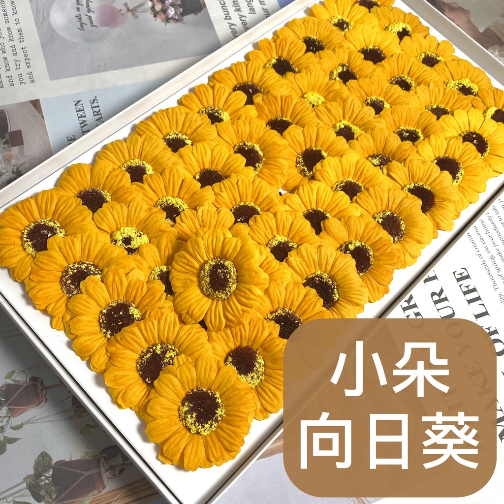 【台灣現貨速發】向日葵花頭 太陽花 雛菊 香皂花｜小朵6公分｜單朵零售｜畢業季 向日葵