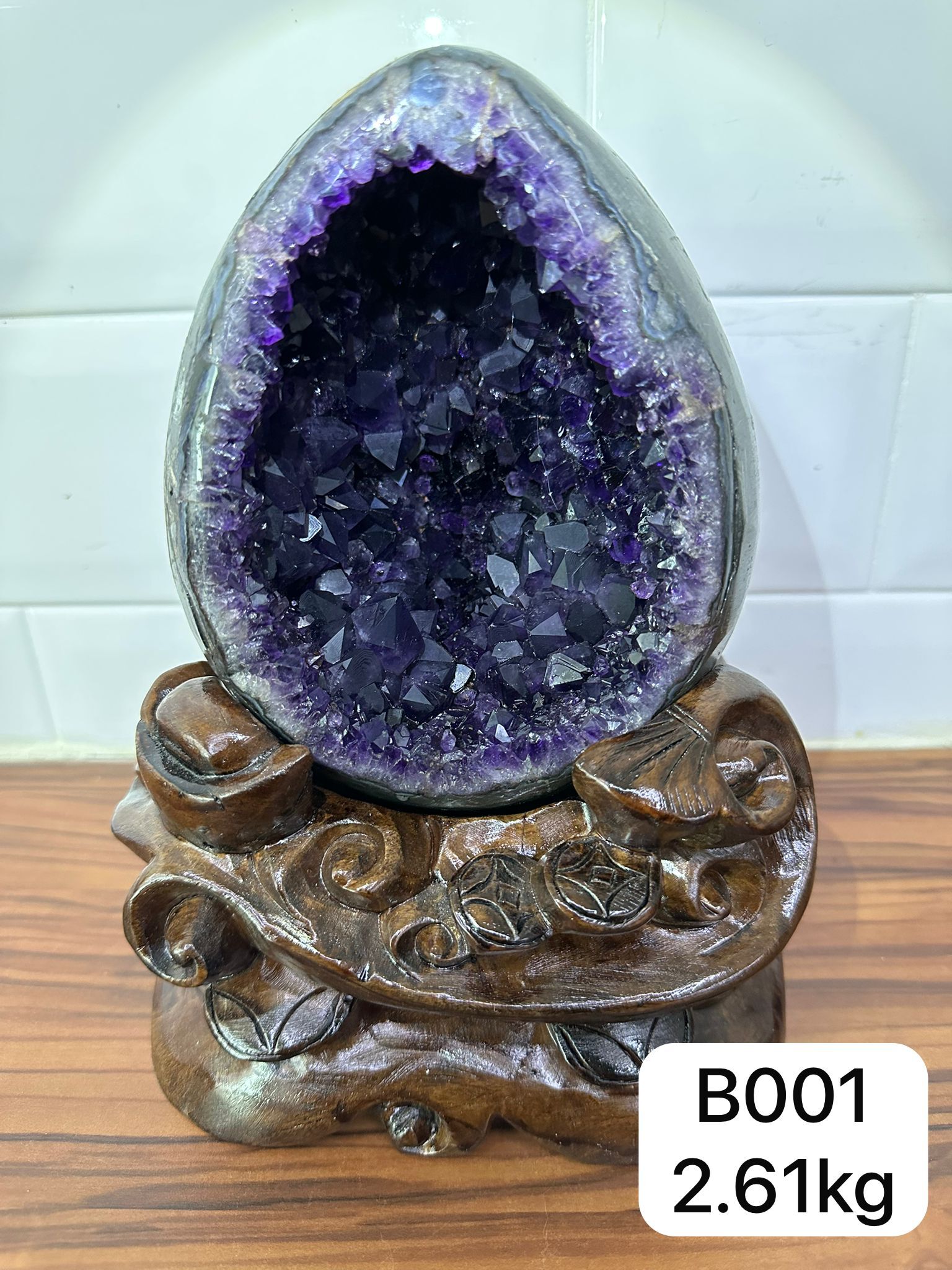 【現貨】紫晶恐龍蛋 (B001)