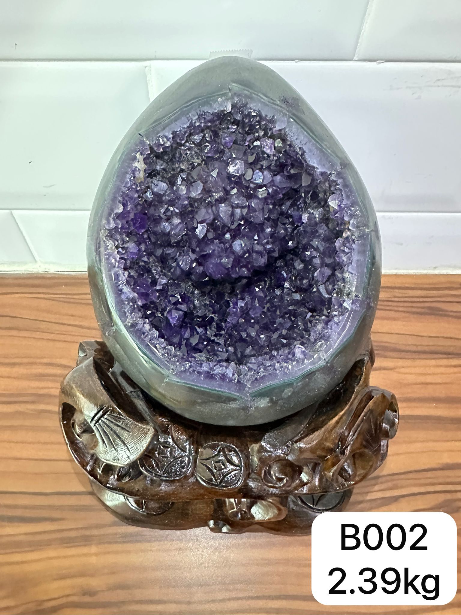 【現貨】紫晶恐龍蛋 (B002)