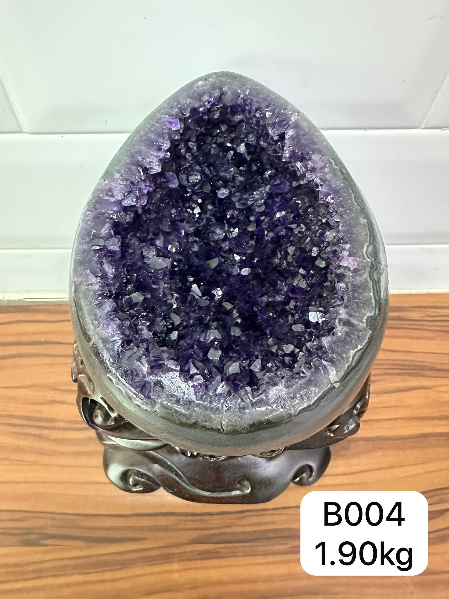 【現貨】紫晶恐龍蛋 (B004)