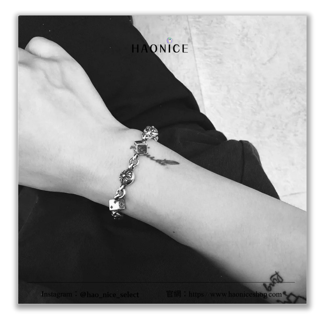 【HAO NICE】絕版停產 再不買來不及🔥美國代購🇺🇸Chrome Hearts 克羅心 命運之骰 十字架元素手鍊 手環 附保卡