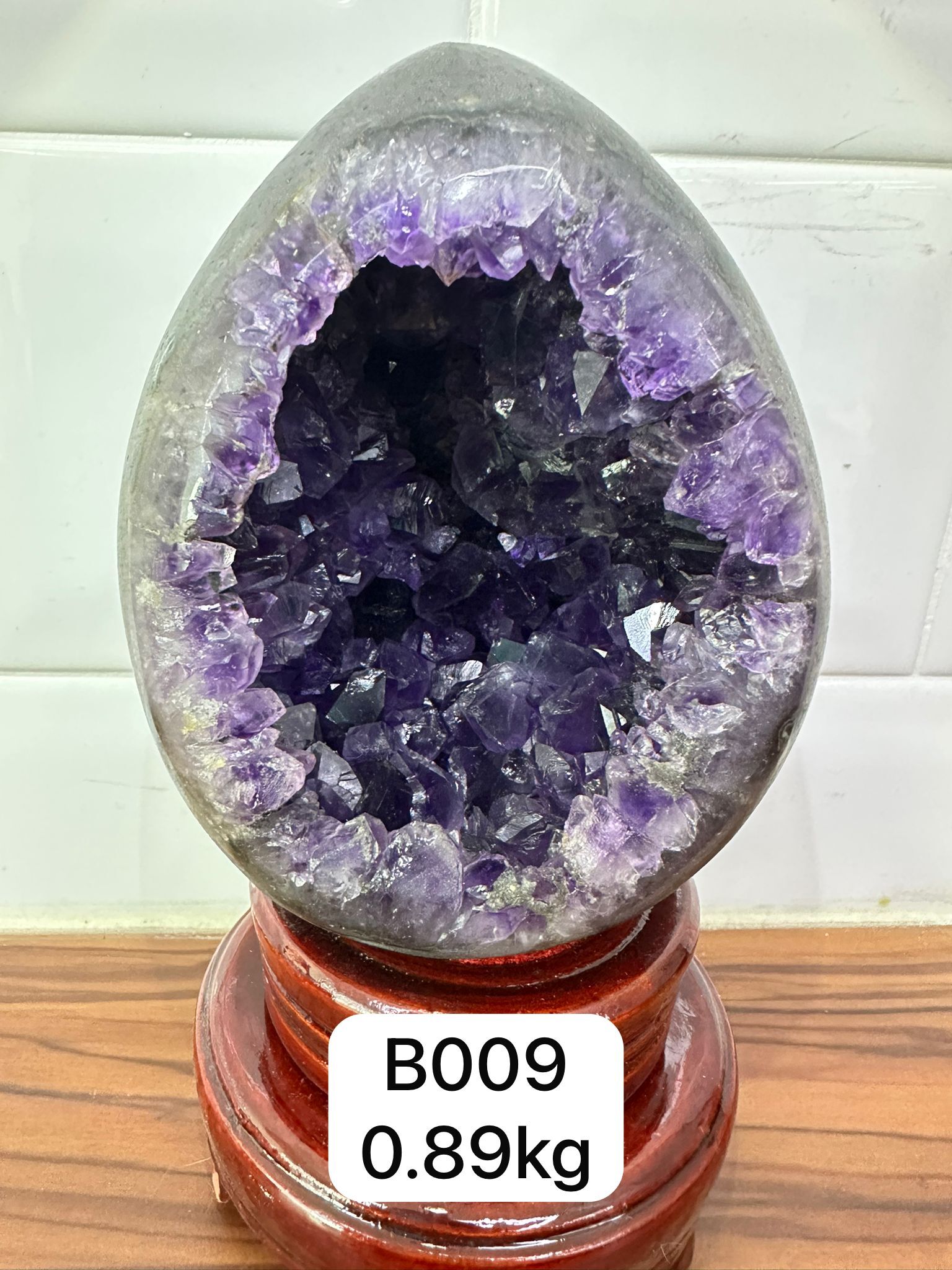 【現貨】紫晶恐龍蛋 (B009)