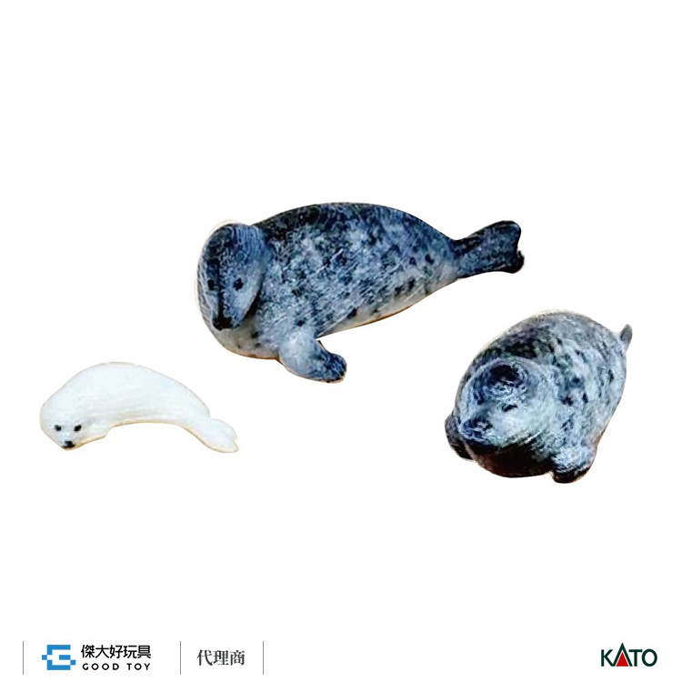 KATO 6-610 (HO) 1/87 動物 斑海豹 (3入)