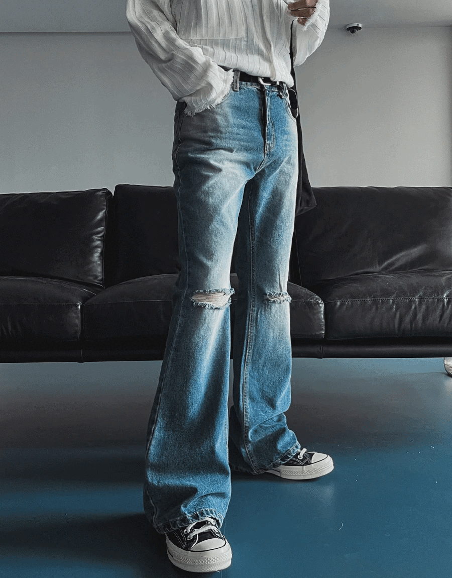 Cora Damage 喇叭牛仔褲 靴型褲