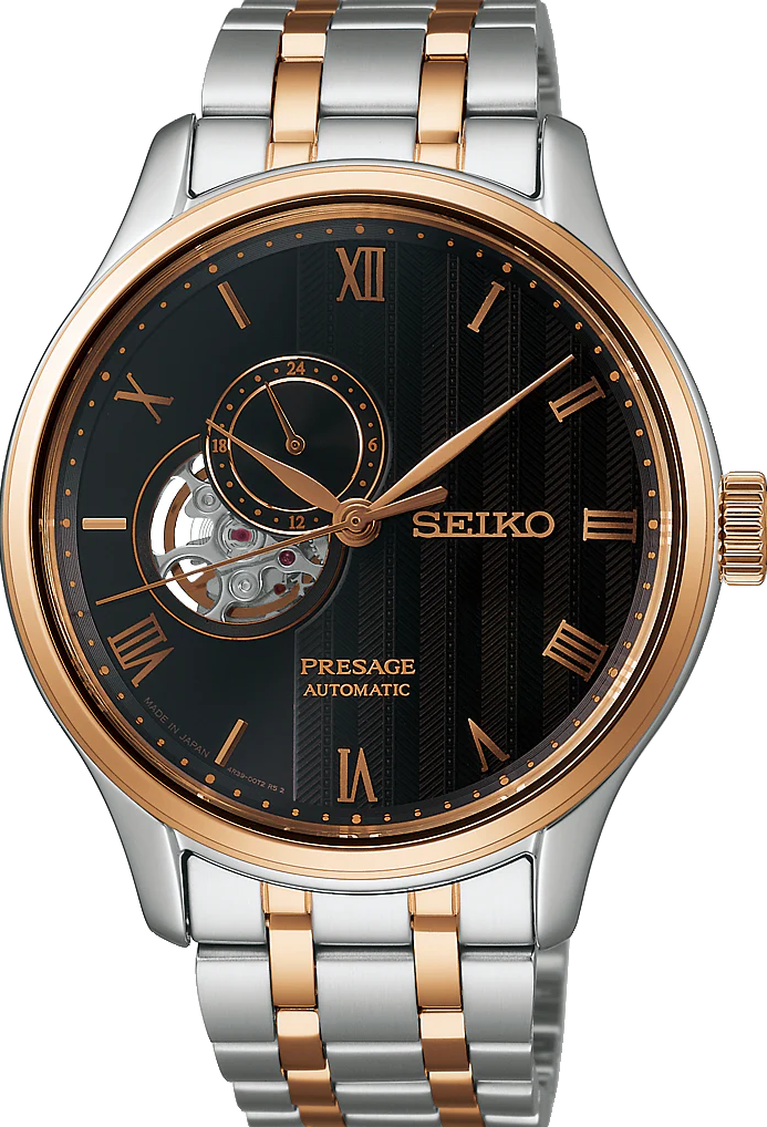 萬年鐘錶 - SEIKO Presage  日式庭園Zen Garden京都楓葉配色面盤機械錶 SSA466J1 / 4R39-00W0L 錶徑41.8MM