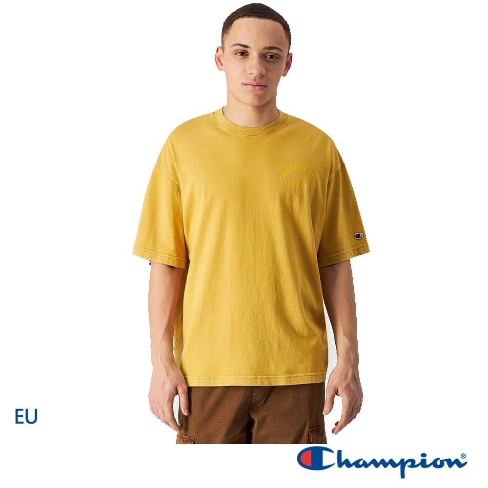 男款 -ROCHESTER復古 印花 短袖 T恤-黃色（221250-YS140）