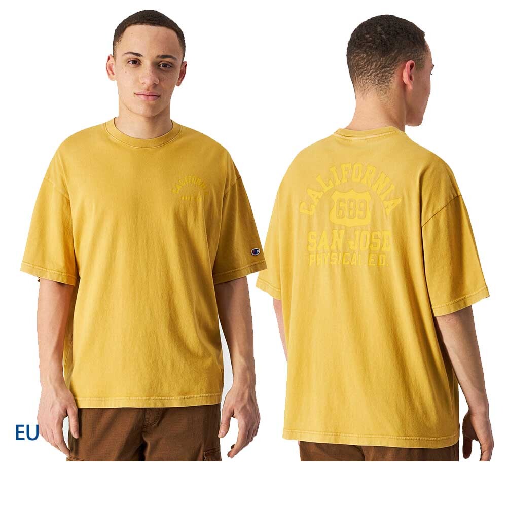 男款 -ROCHESTER復古 印花 短袖 T恤-黃色（221250-YS140）