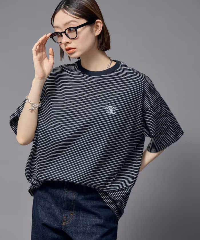日本 Umbro x PUBLUX 別注 Striped T-Shirt