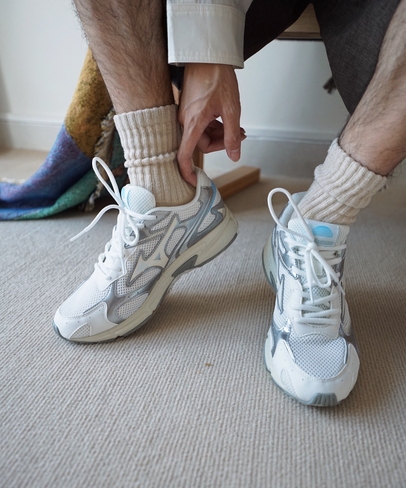 Mizuno Cyclone Speed 2K Silver White Blue 白銀藍D1GH22291