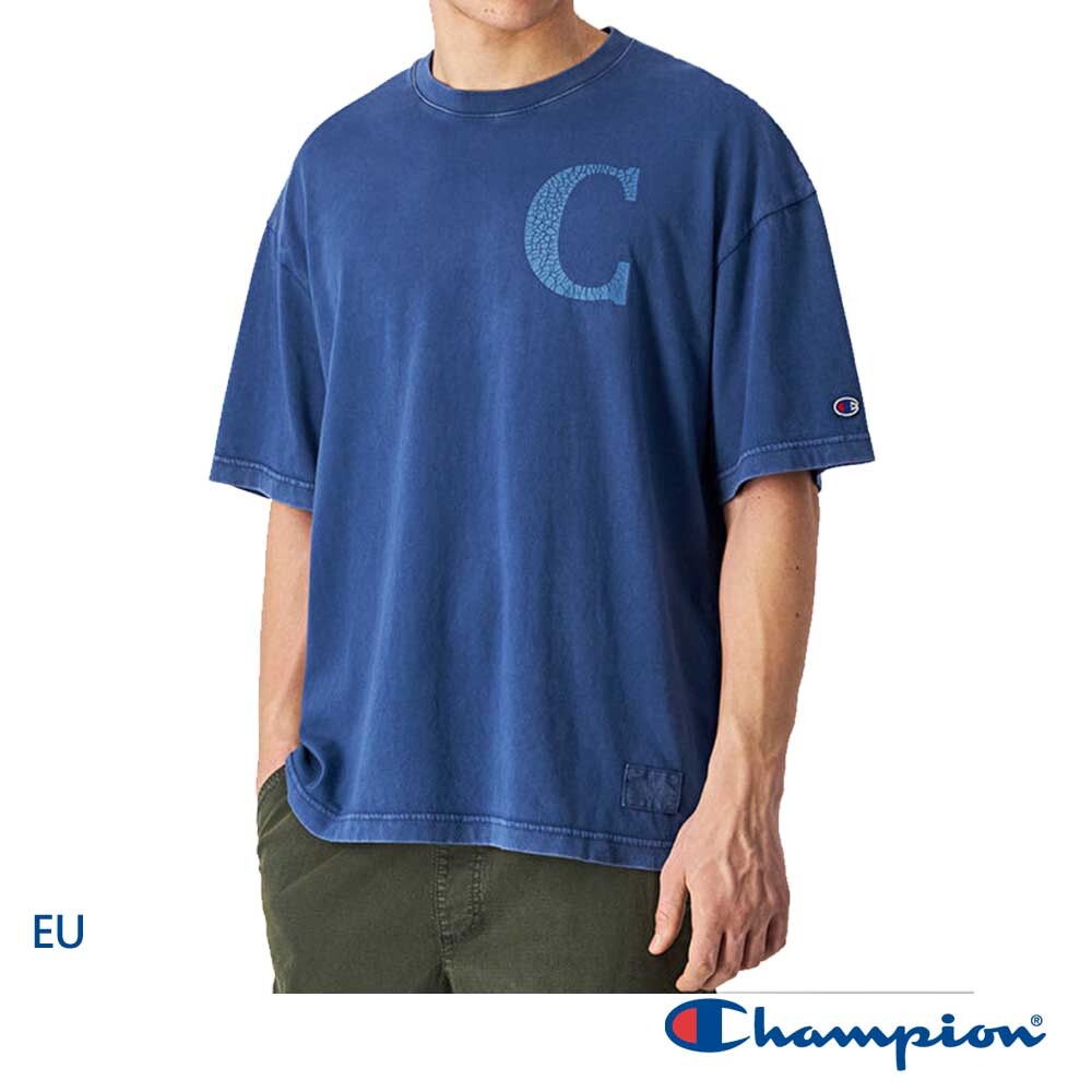 男款 -ROCHESTER復古 印花 短袖 T恤-藍色（221250-BS189）