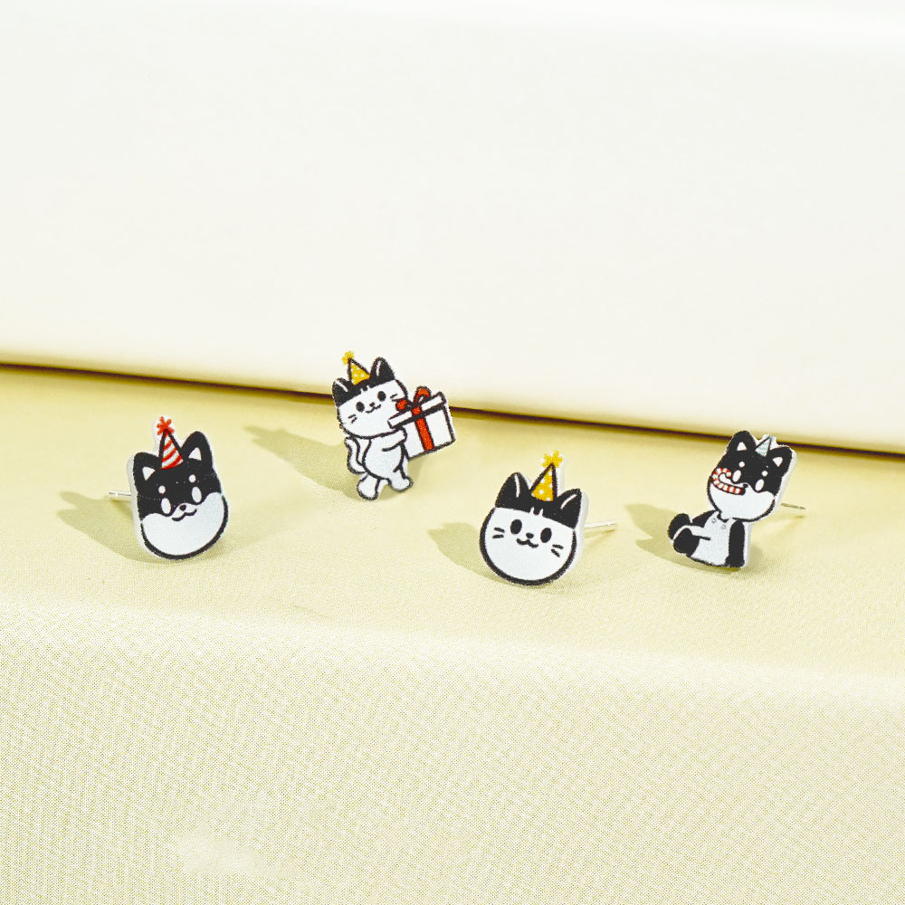 Story+聯名系列 - 造型耳環組 - 慶祝款