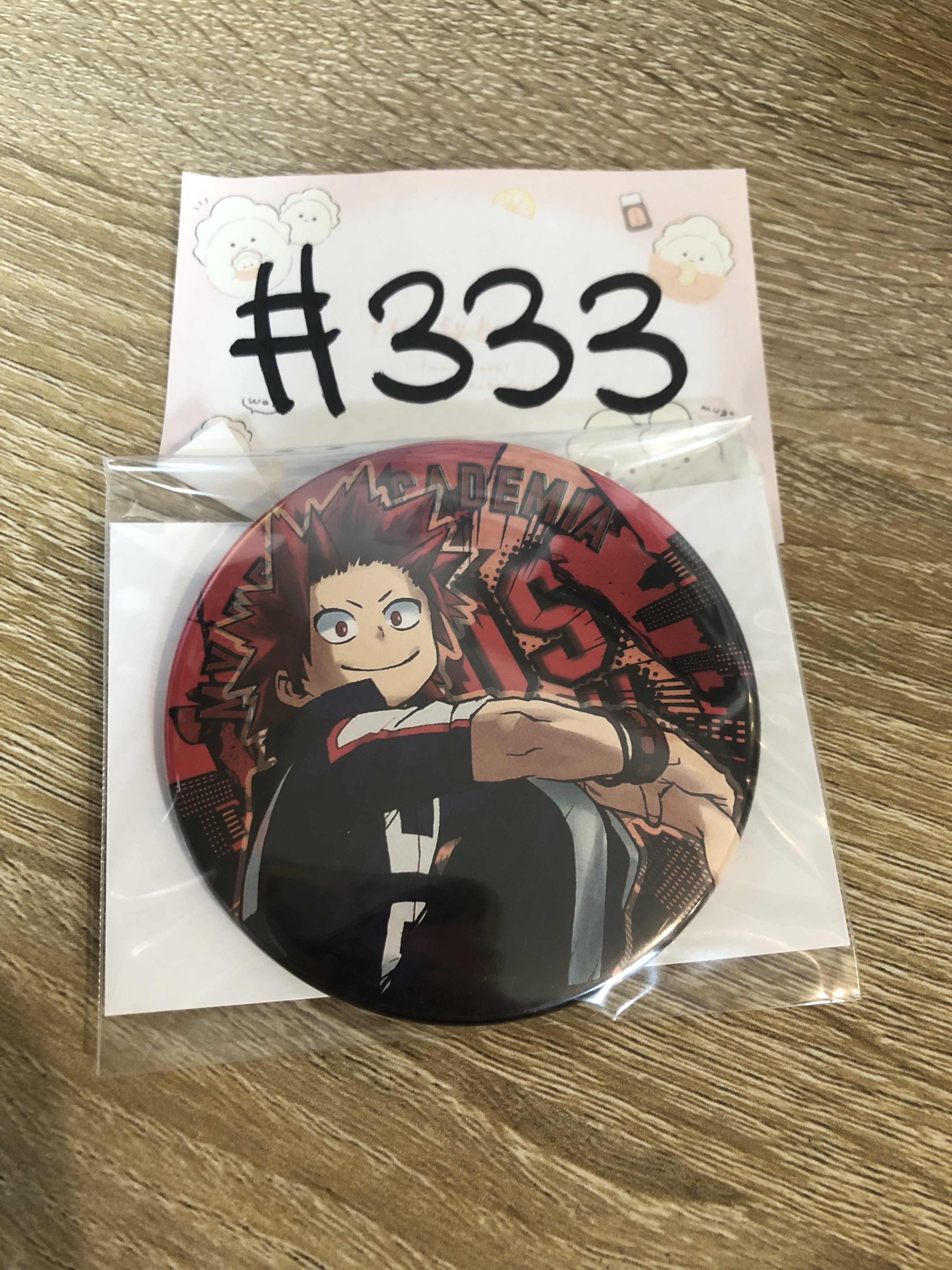 我的英雄學院   切島 襟章#333