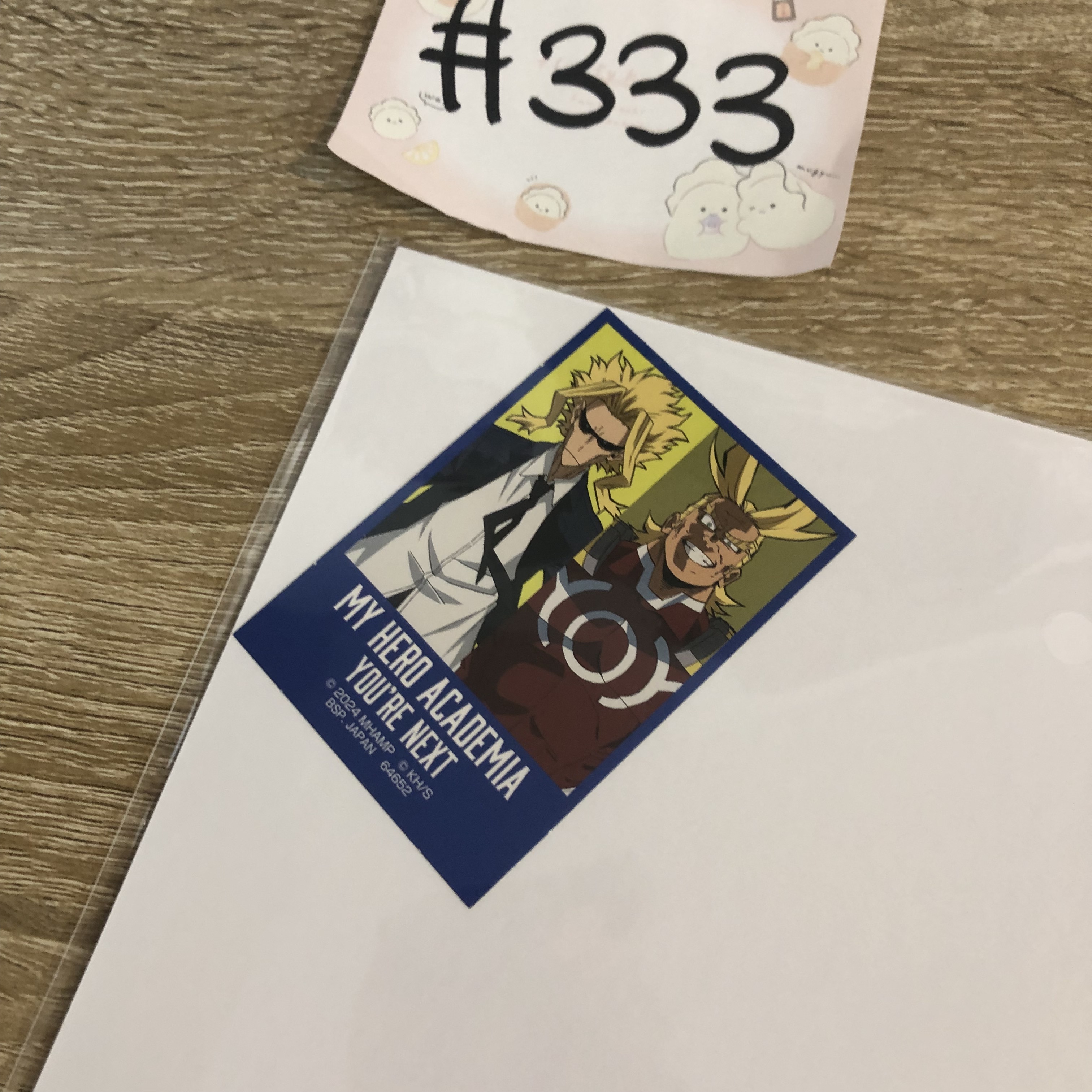 我的英雄學院  ALL MIGHT 畫板 SET#333