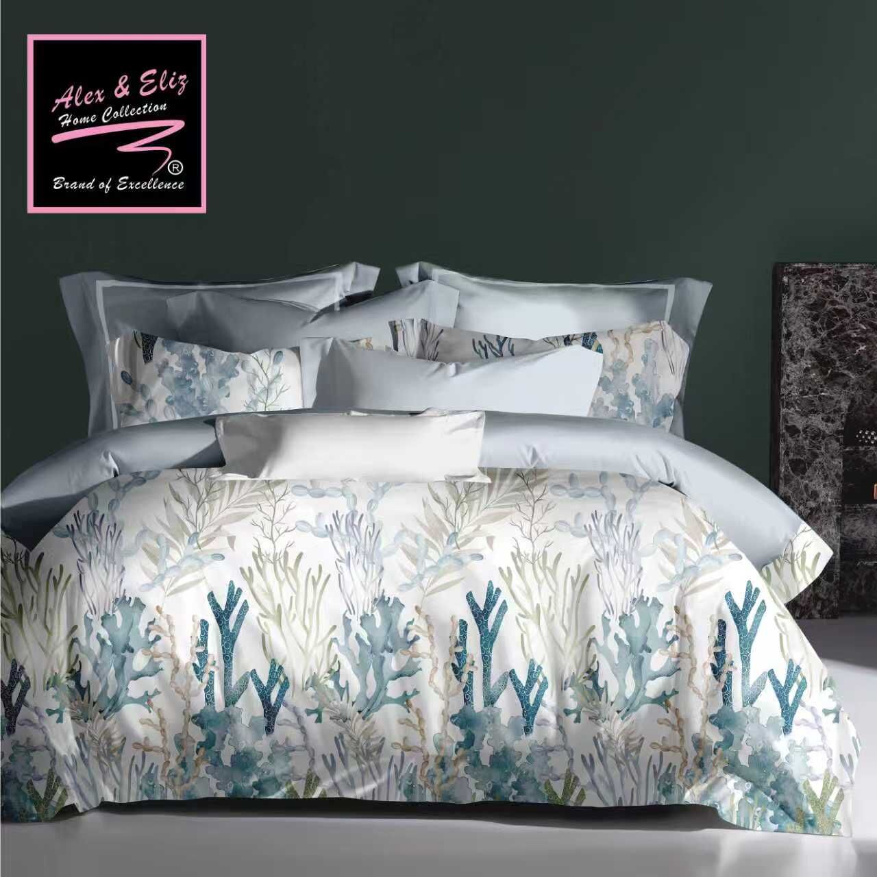 3600針全綿貢緞床品套裝 N093