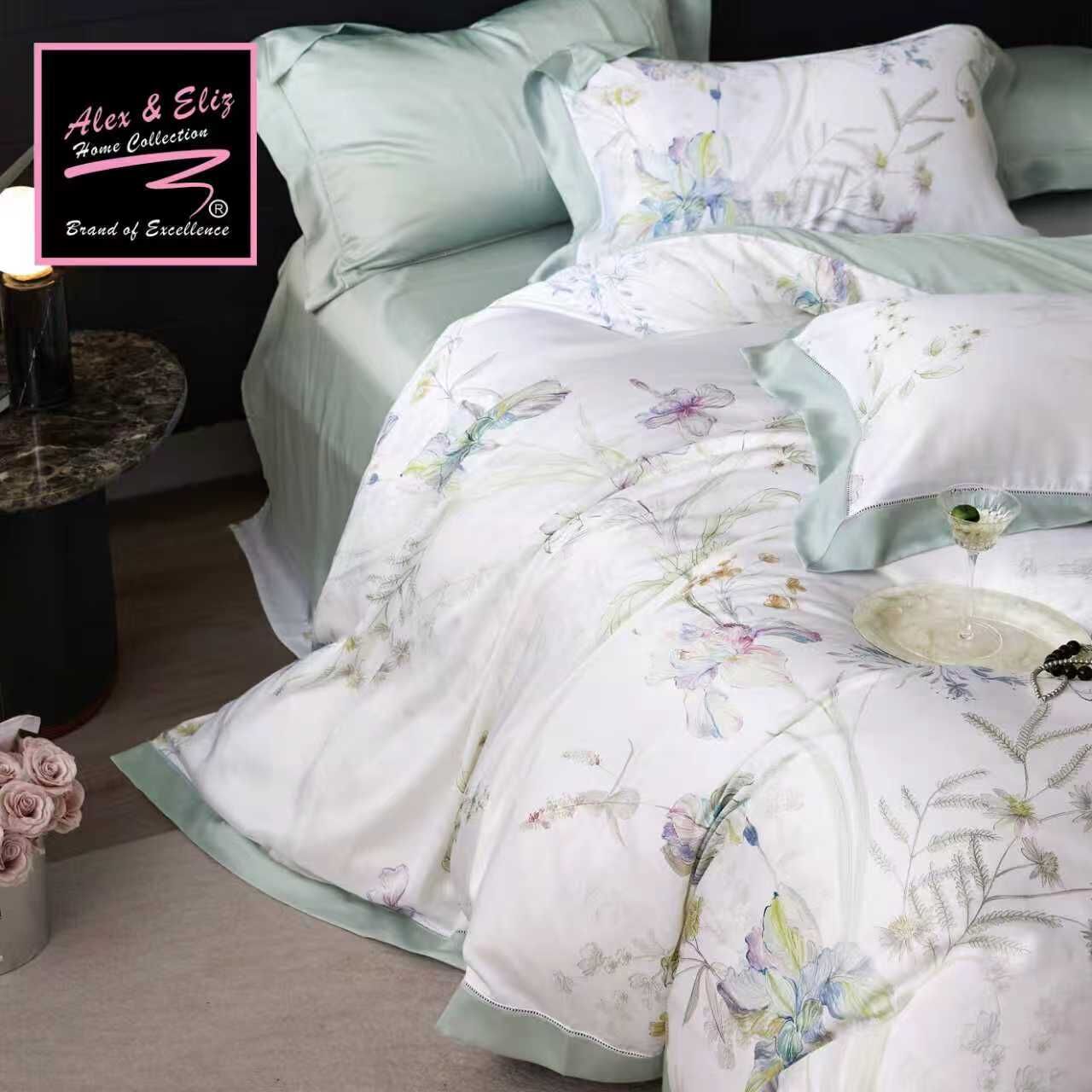 2460針<鑽石系列>柔滑純棉床笠枕袋-25194